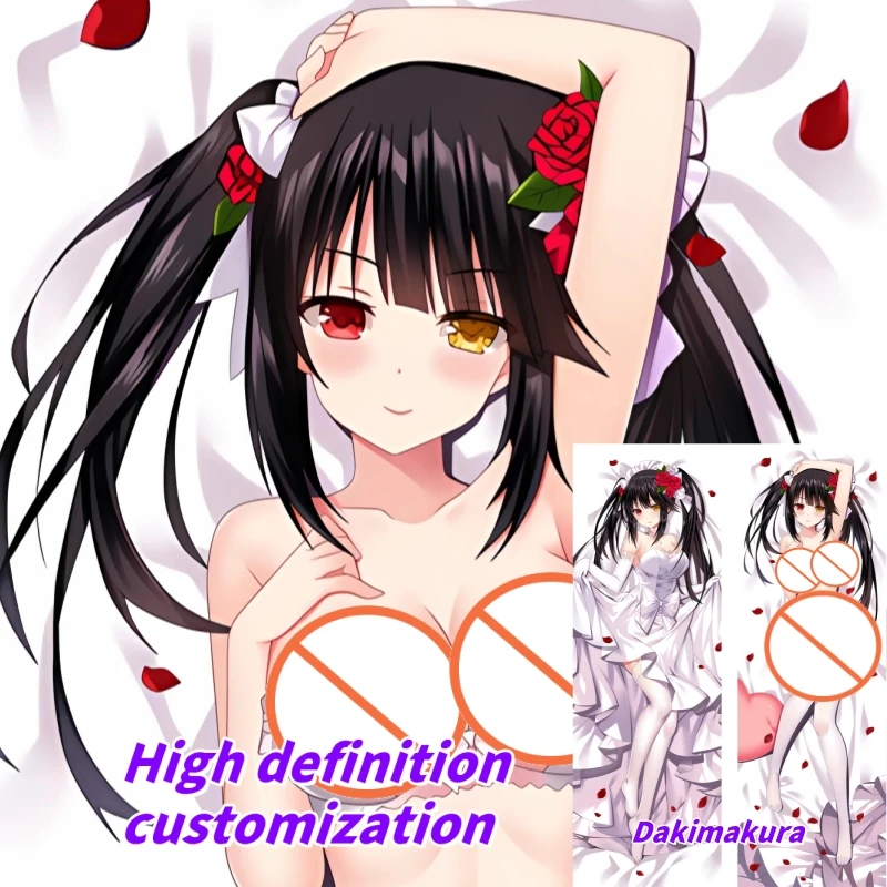 

Dakimakura Anime DATE A LIVE Tokisaki Kurumi Double-sided Print Of Life-size Body Pillowcase Gifts Can be Customized