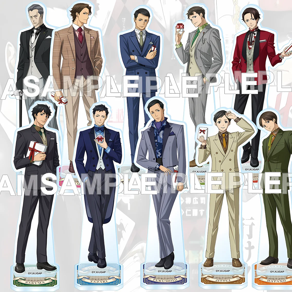 Anime Joker Game 15cm Acrylic Stand HD Miyoshi Hatano Holiday Gift Independence Day Table Cabinet Fan Collectible Decor keychain