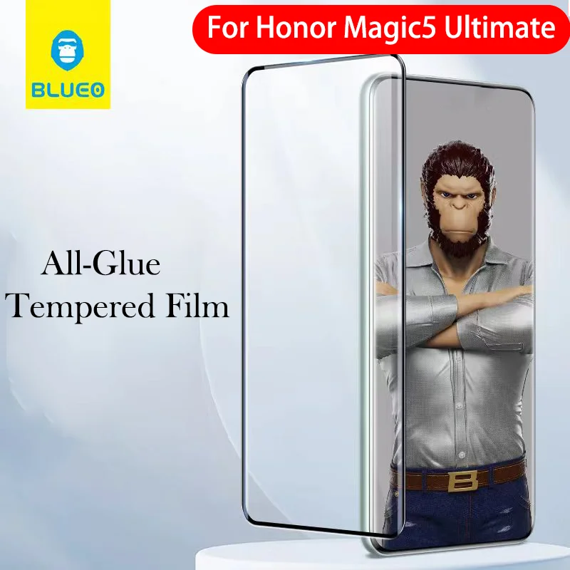 BLUEO Tempered Glass For Honor Magic 5 Ultimate All-glue Screen Protector for HONOR MAGIC 5 Ultimate