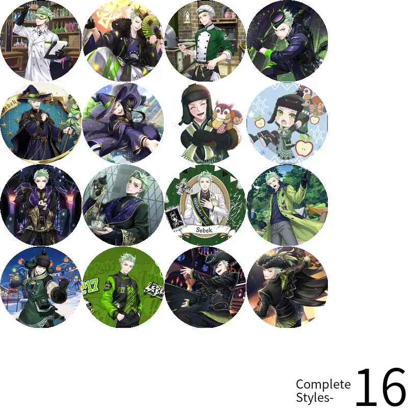 Sebek Zigvolt Game Anime Character Soft Button Badge Brooch anchor Peripherals Pin Pupil Fashion School bag 75mm Decoration