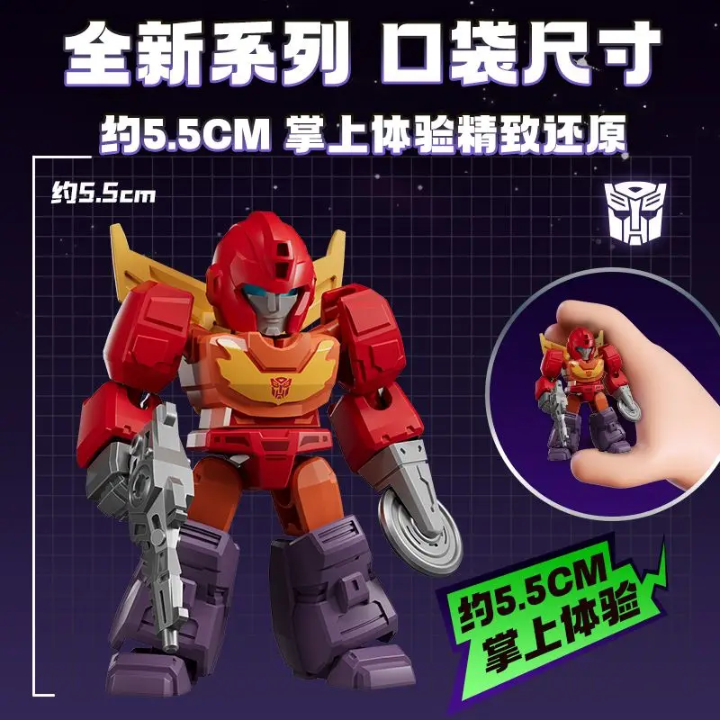 Nueva figura de Anime Blokees Transformers Defender versión 1/2/3 Optimus Prime Megatron Ironhide Thundercracker Robot juguete para regalos