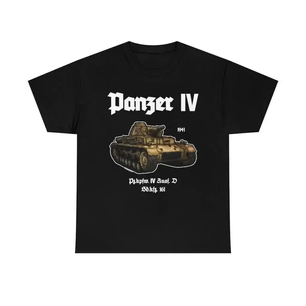 

WWII German Army Panzer IV Tank T-Shirt 100% Cotton O-Neck Summer Short Sleeve Casual Mens T-shirt Size S-3XL