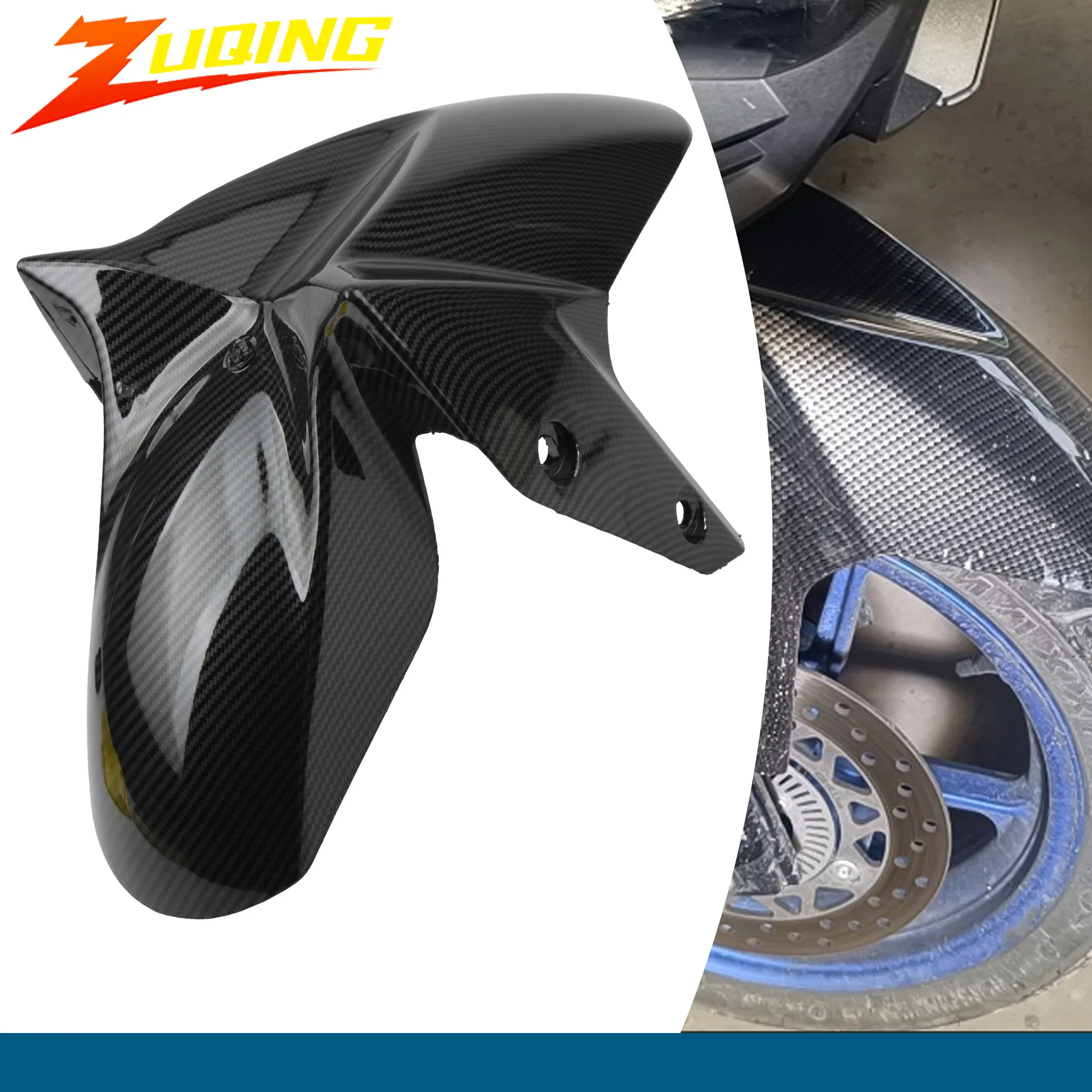 

For Yamaha Nmax 155 2020-2024 Front Wheel Fender Mudguard Upgrade Waterproof Carbon Style Pit Dirt Bike Motocross Accessories