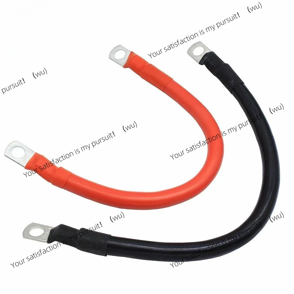 for 4AWG Pure Copper 20sqmm Car Battery Jumper Cable Red Black Ground Connection Wire