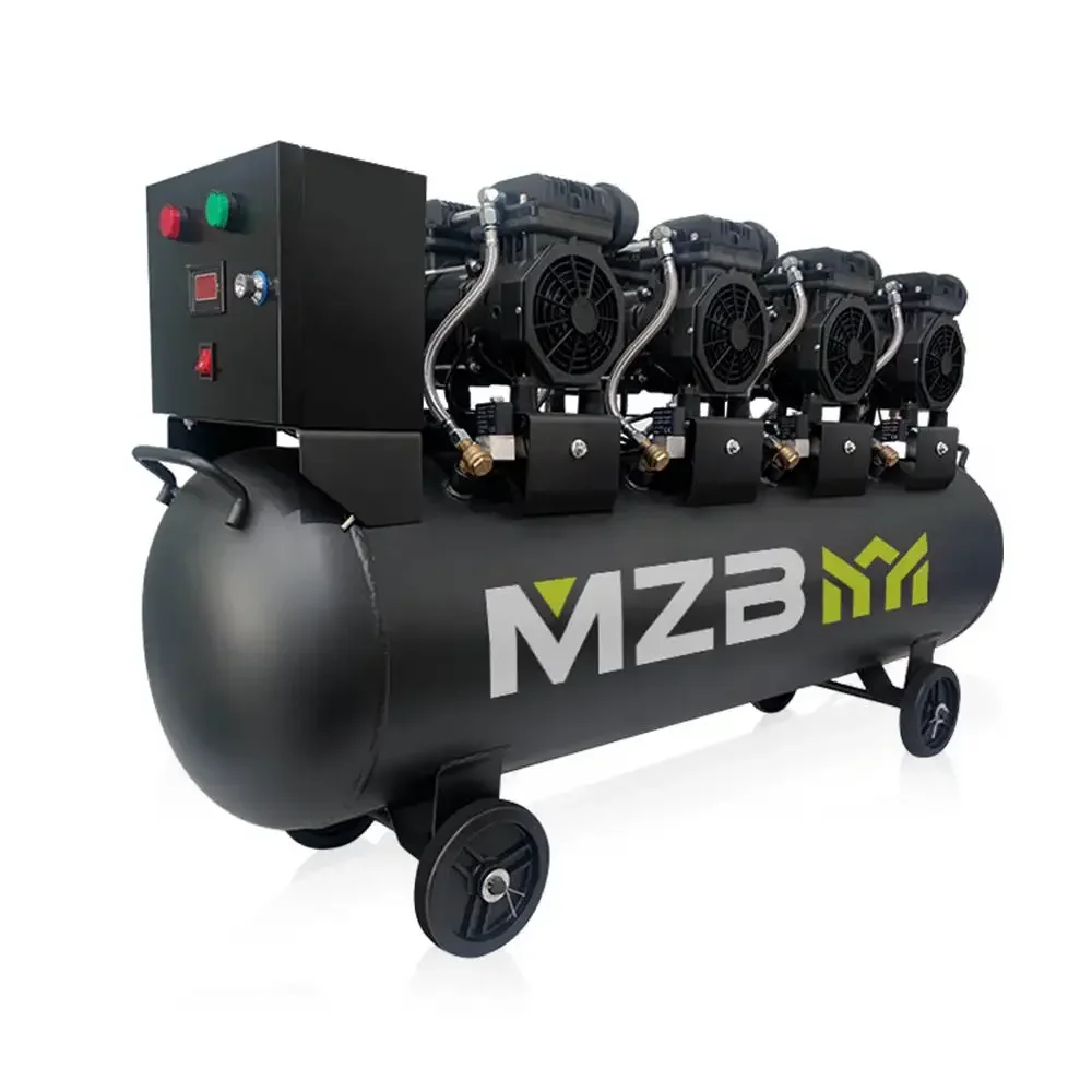 

Прямая продажа с фабрики 6,8 л.с., 200 л, 150 л, 8 бар, безмасляный бесшумный воздушный компрессор