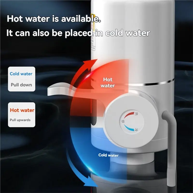 T21C EU Plug Compatible 360° Rotatable Instant Hot Faucet Digital Display Bottom Water Inlet Fast Heating Tap