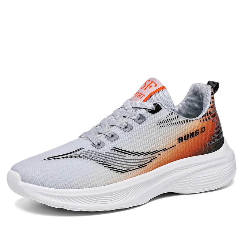 

2024 Unisex New Ultra-light Running Shoes Sports Women's Shoes Mesh Non-slip Breathable Soft-soled Lightweight Casual Shoes 44