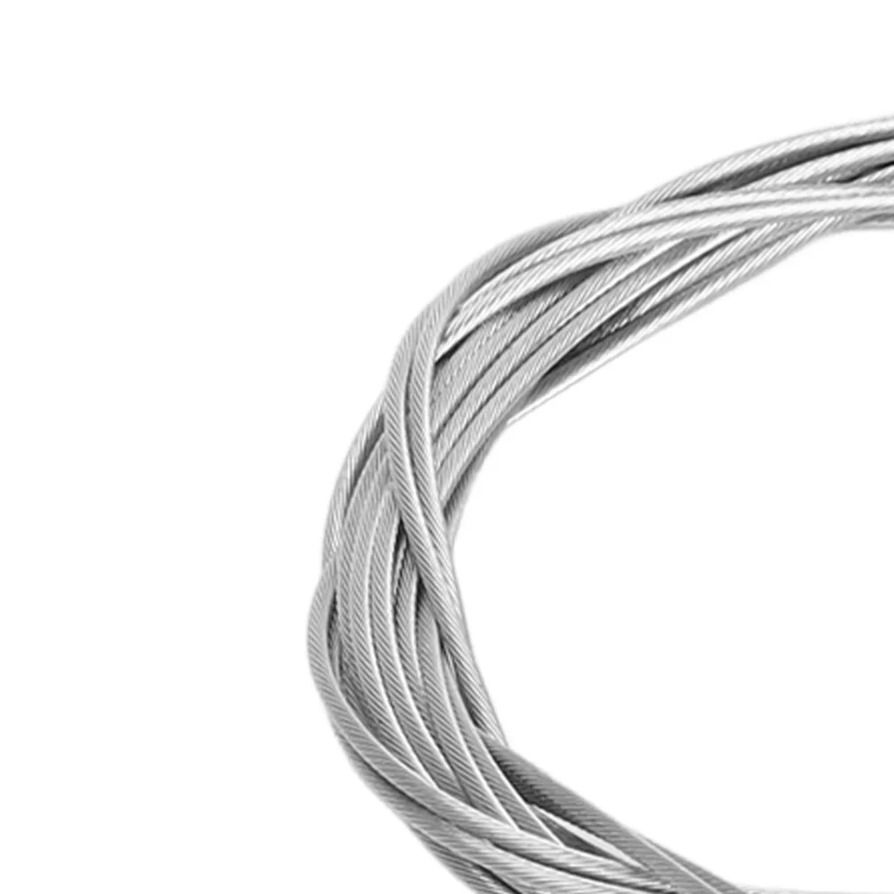 10PCS Zinc-Coated Bike Shifter Cable Rustproof High Performance Bike Derailleur Wire 2100mm × 1.2mm Shift Cable Wire