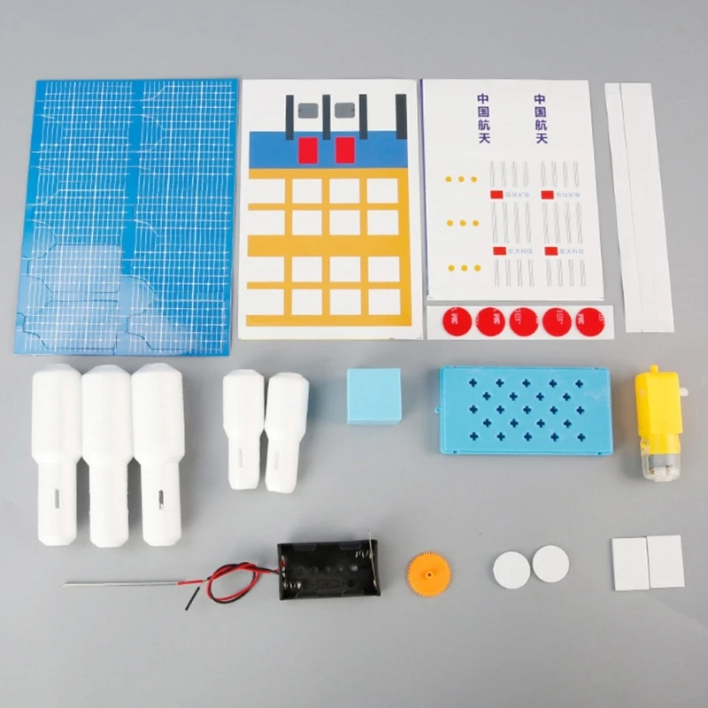 

Assembly Satellite Model Children Educational Toy Space Station Model Budding Set For Classroom Teaching Demonstration