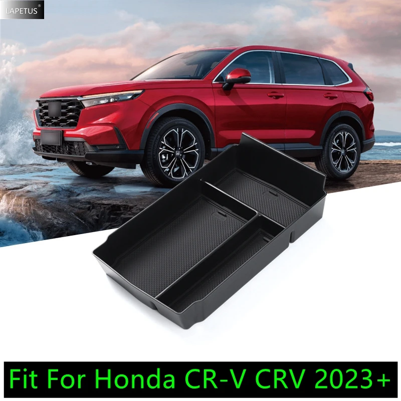 

For Honda CR-V CRV 2023 2024 Auto Central Console Middle Storage Box Phone Holder Organizer Container Tray Plastic Accessories