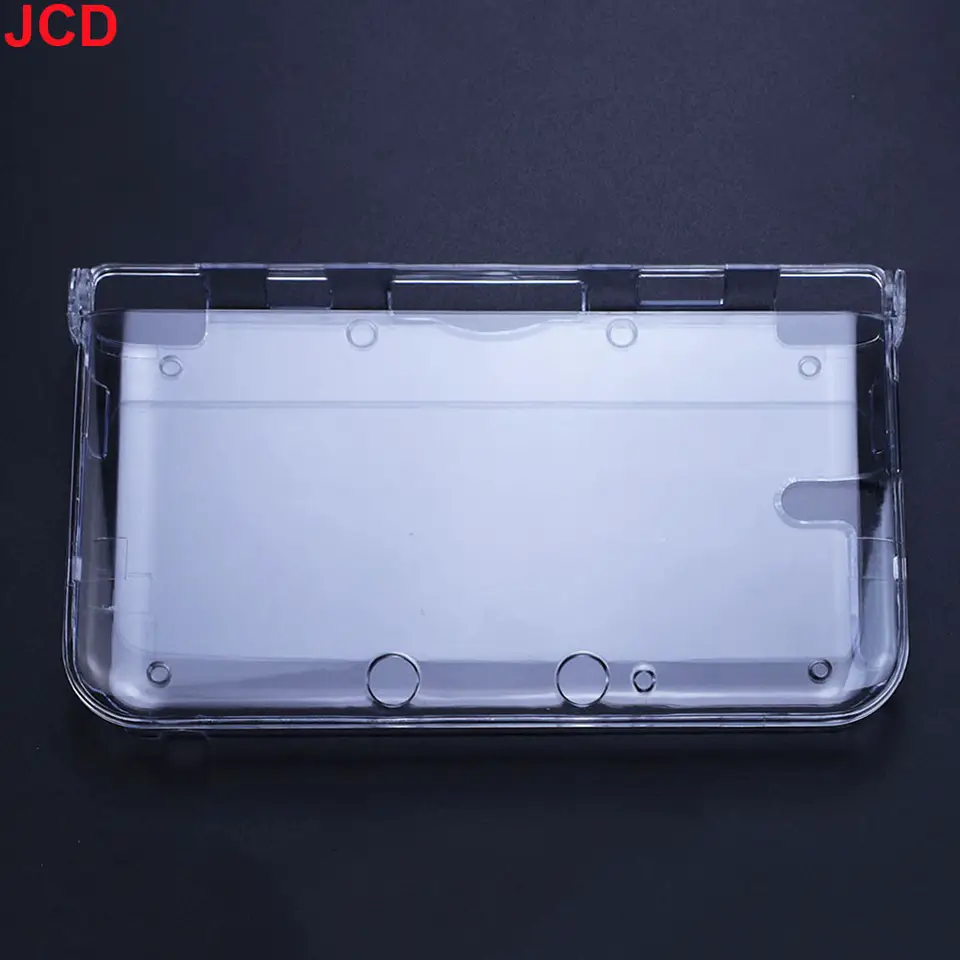غطاء حماية شفاف من البلاستيك من JCD لجهاز 3DS و3DS XL وLL وNew 3DS وNew 3DS XL/LL مع واقي شاشة - 4