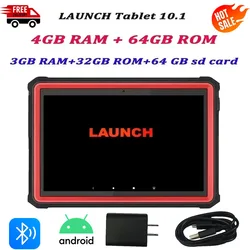 Launch Tablet 10.1 3GB RAM 4GB RAM for Launch X431 Android Bluetooth OBD2 Diagnostics Tools 64GB Storage Auto Diagnotic Tool