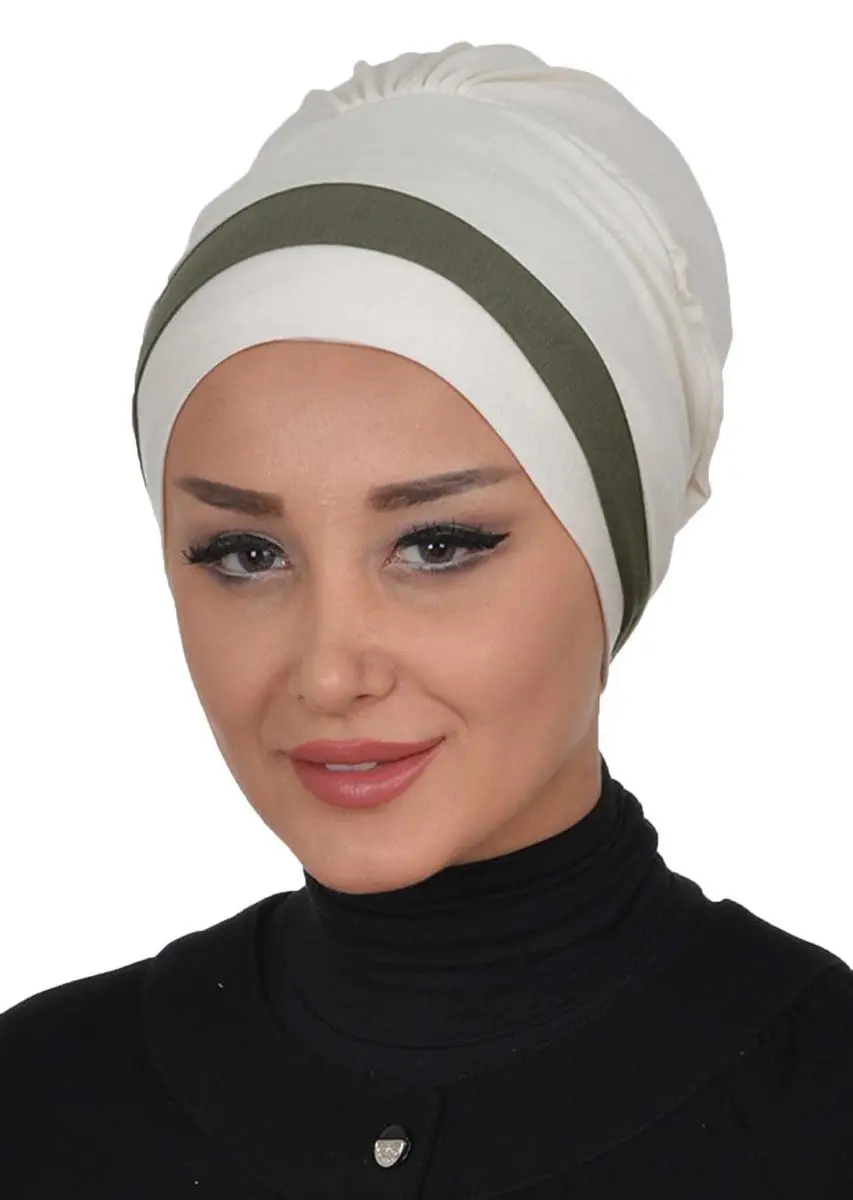 Doppel farbige gekämmte Knochen creme