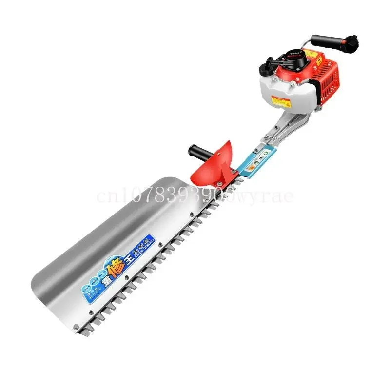 

Gasoline Hedge Trimmer Tea Tree Landscaping Pruning Thick Branches And Then Trimming Hedge Shears Garden