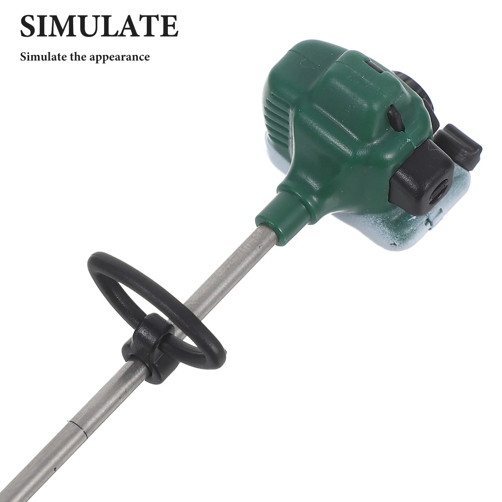 2 個ミニチュアチェーンソーポータブル多用途屋外造園装飾子供の創造性を奨励するツールシミュレーション小道具