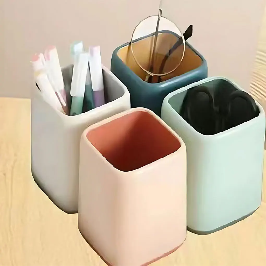 2x Duurzame Pennenhouder Voor Het Opbergen En Organiseren Van Pennen Brede Toepassing Abs Opbergpenkast