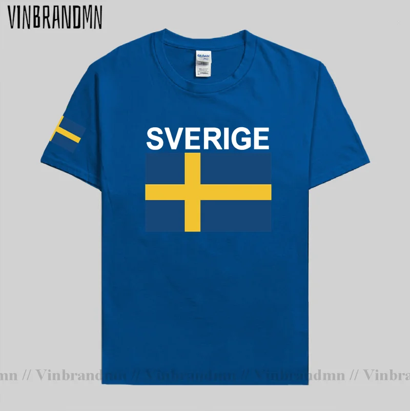 Sweden Sverige Mens Tshirts Swedish Swede T shirts Jerseys Nation Team T-shirts Sports Newest Tops Tee Gyms Clothing Country SWE