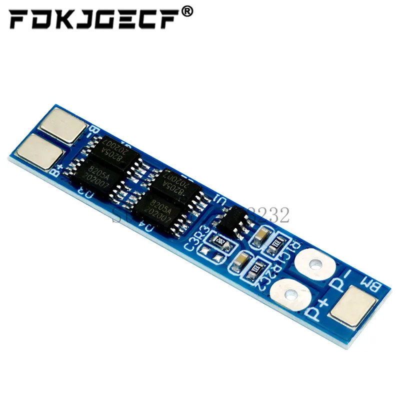 2S 7.4V 8A Li-ion 18650 Lithium Battery Charger Protection Board 8.4V Overcurrent Overcharge / Overdischarge Protection