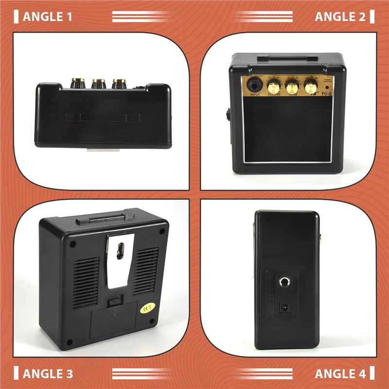 

A29Z-Портативный мини-гитарный басовый усилитель Guitarra AMP 5 Вт, зажим для динамика, детали для гитары, аксессуары для акустической электрогитары P