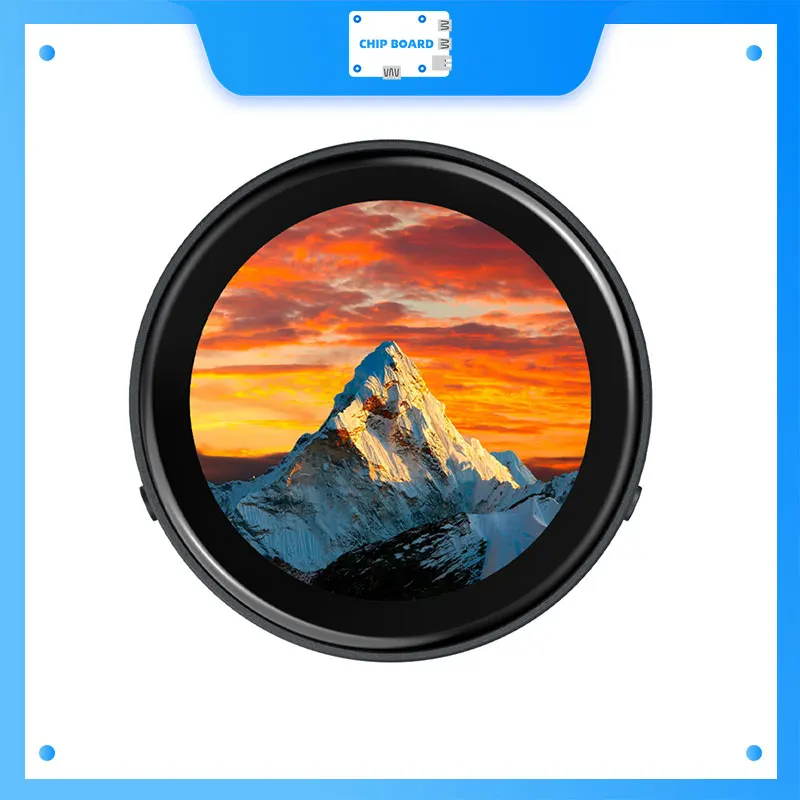 Waveshare ESP32 C6 1 43 Inch Round AMOLED Touch Display Board 466x466 Pixels 160MHz RISC V QSPI Interface