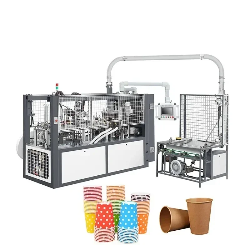 

Full Automatic Paper Cup Machine 40-50pcs/min Cup Size 4/7/8/9/12 OZ Machine To Make Disposable Paper Cup Price