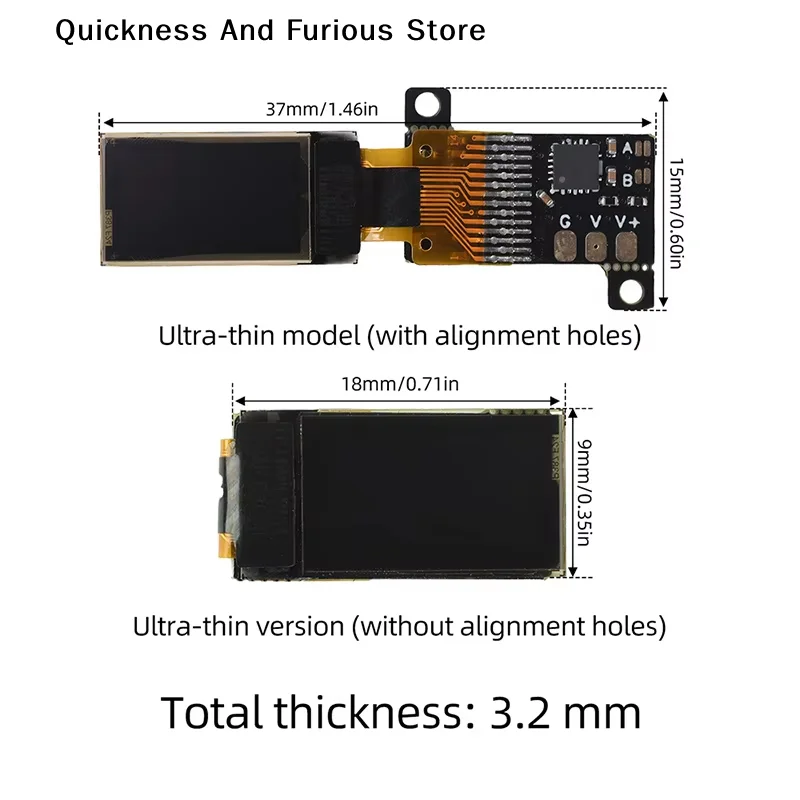 【TO】Hot Sale The Smallest Ever 0.5 Inch OLED Digital Voltmeter 0-30V Ultra Thin High Precision 2/3 Wire New Arrival