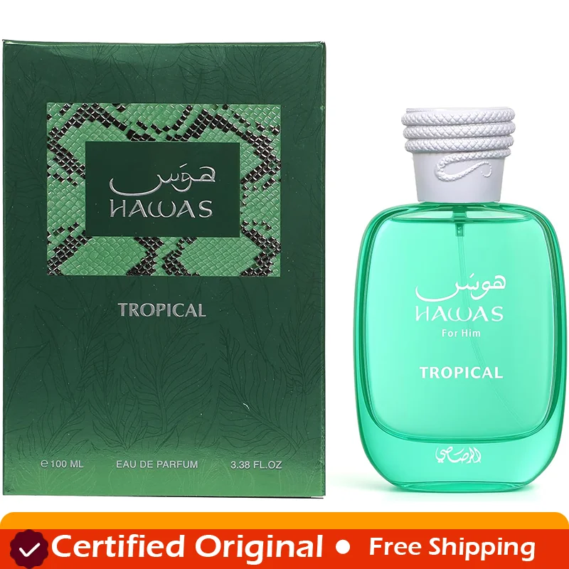 

Rasasi Hawas Tropical Eau De Parfum Spray for Men, 3.4 Ounce