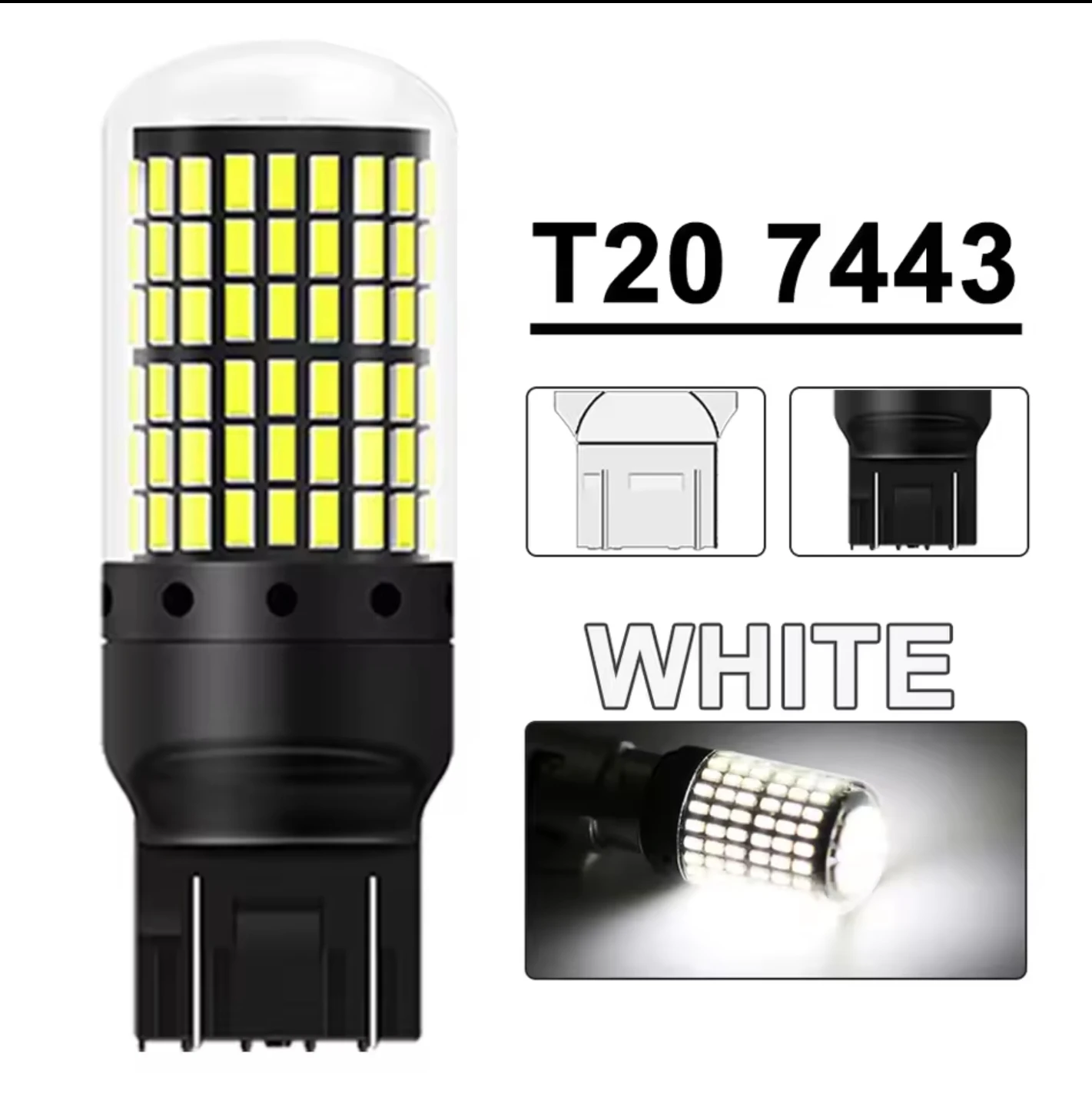 2Pc Gex T20 7443 14…