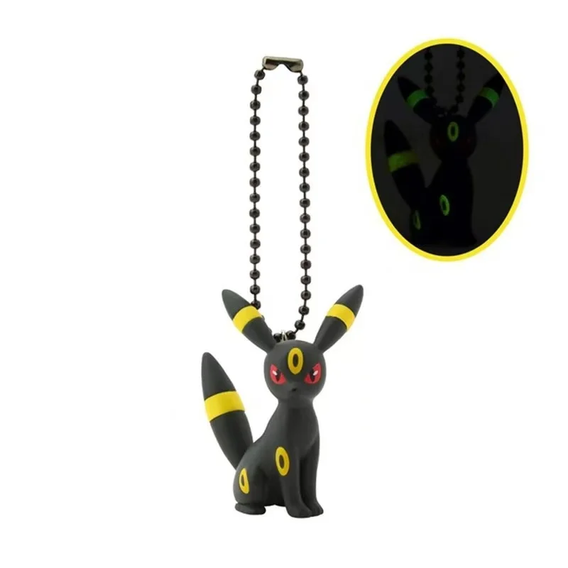 Nuovo disponibile Pokémon in edizione limitata con ciondolo per bambola che stoccaggio della luce Gashapon Moon Eevee Meowth Jigglypuff regalo