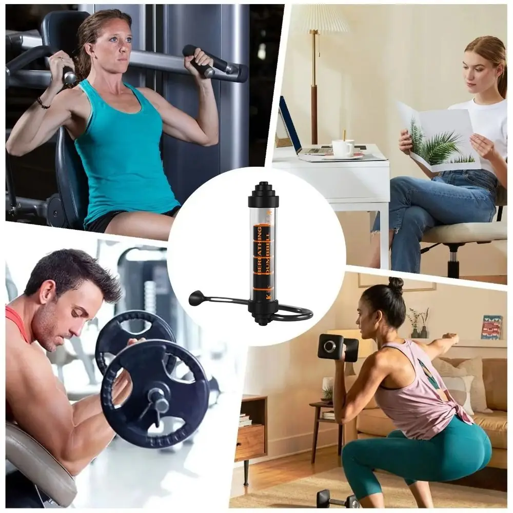 Treinador muscular dispositivo de exercício respiratório respirador pulmão ajustável treinador muscular abdominal 1 conjunto pulmões mais fortes