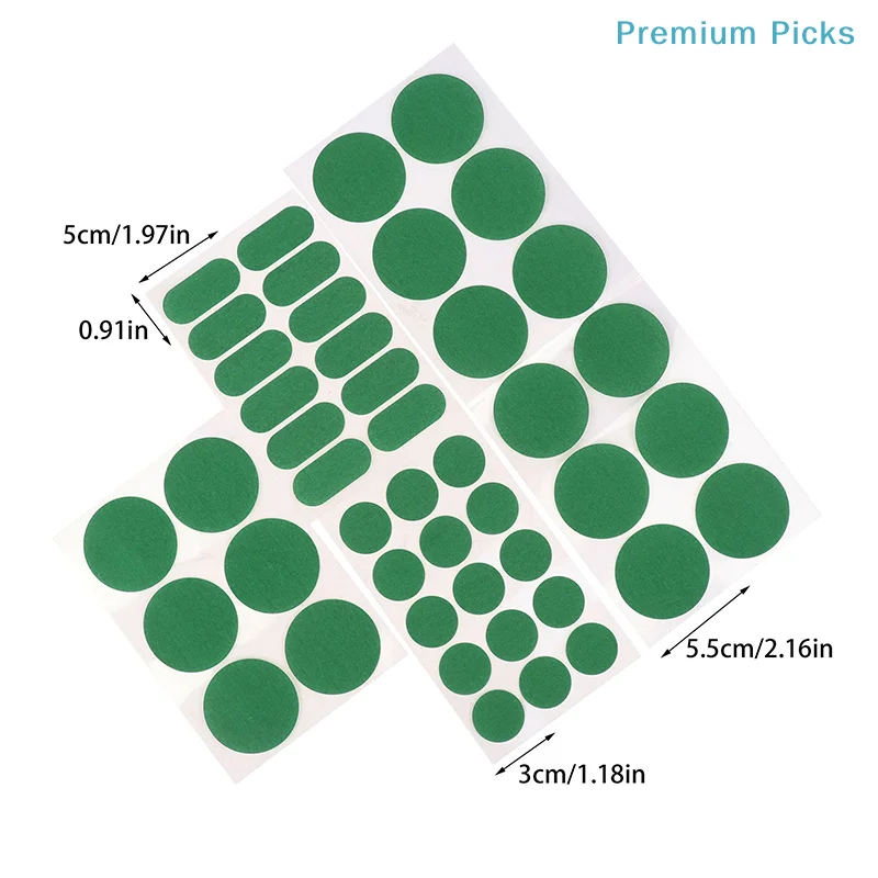 2Sheets Repair Sticker Green Round Self Adhesive Pool Table Cloth Patch Snooker Mending Patch Billiard Table Stickers Kit view 6