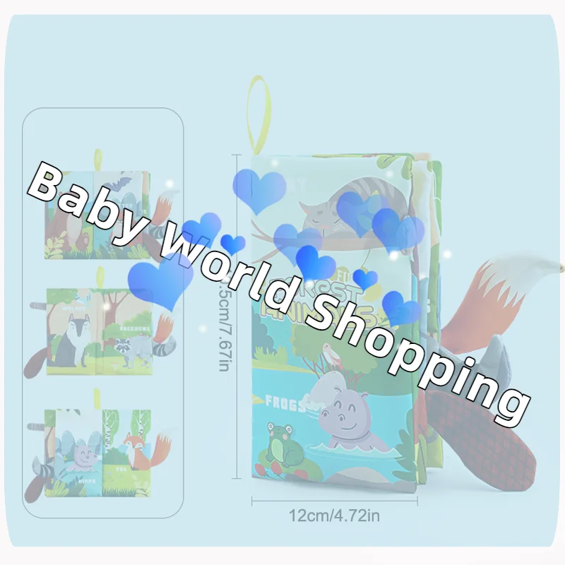 Livres et jouets pour bébés, livres pour bébés de 0 à 6 mois, livres en tissu doux et froissé à toucher, jouets pour nourrissons de 0 à 3 à 6 à 12 à 18 mois
