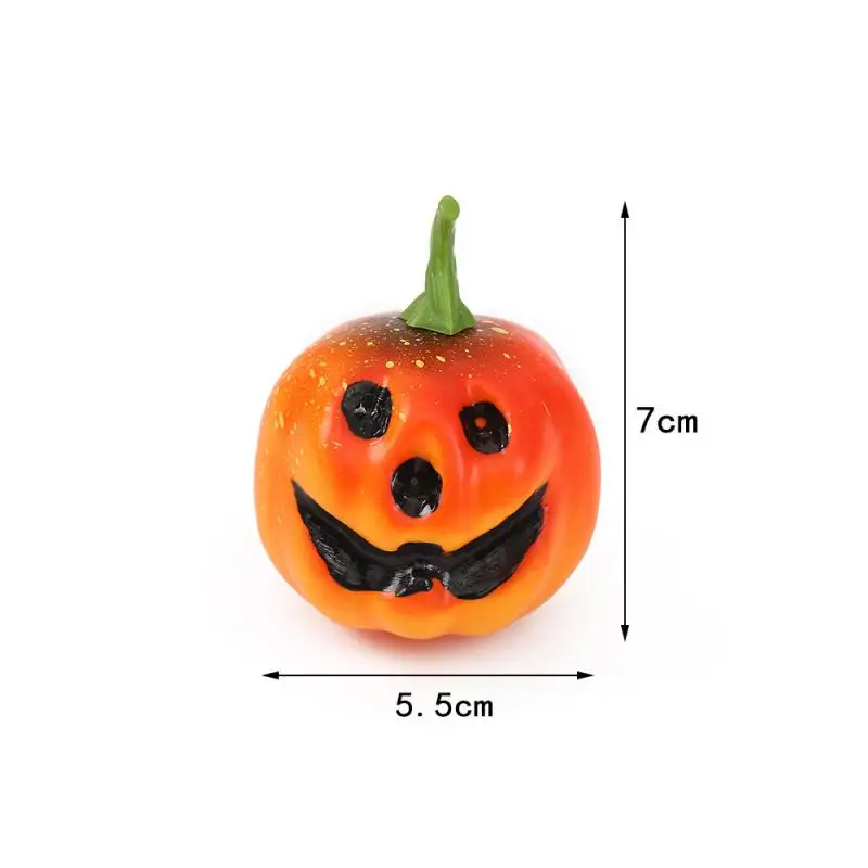 10/5/3/1pcs Halloween Artificial Pumpkin Decoration Foam Simulation Fake Mini Pumpkin Halloween Party Decoration for Home Diy Cr