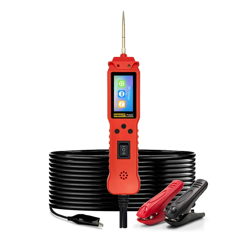 HWAUT P200 Powerprobe Automotive Power Circuit Probe Kit 12 V/24 V Diagnostic Tool Oscilloscoop PWM Uitgang Overbelasting bescherming