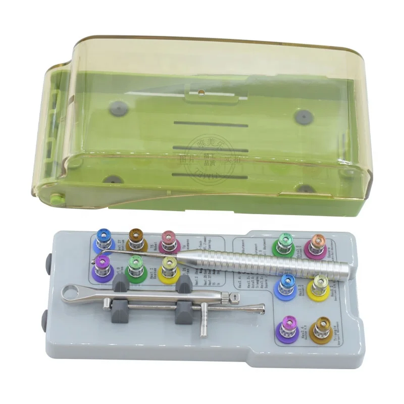 Dental Implant Screw Driver Kit Universal Prosthetic Kit Torque Wrench Screwdriver Hex Hand Driver Tool