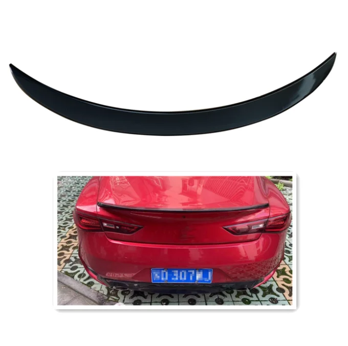 Automotive Parts ABS Plastic Boot Spoiler For INFINITI Q60 Rear Wing Spoiler 2017-2019