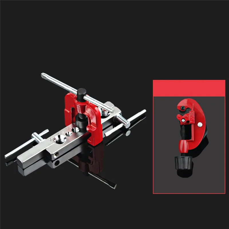 مجموعة أدوات قطع الأنبوب، جهاز مخرطة قاطع الأنبوب المتوسع لأدوات إحراق أنبوب النحاس سهلة الاستخدام