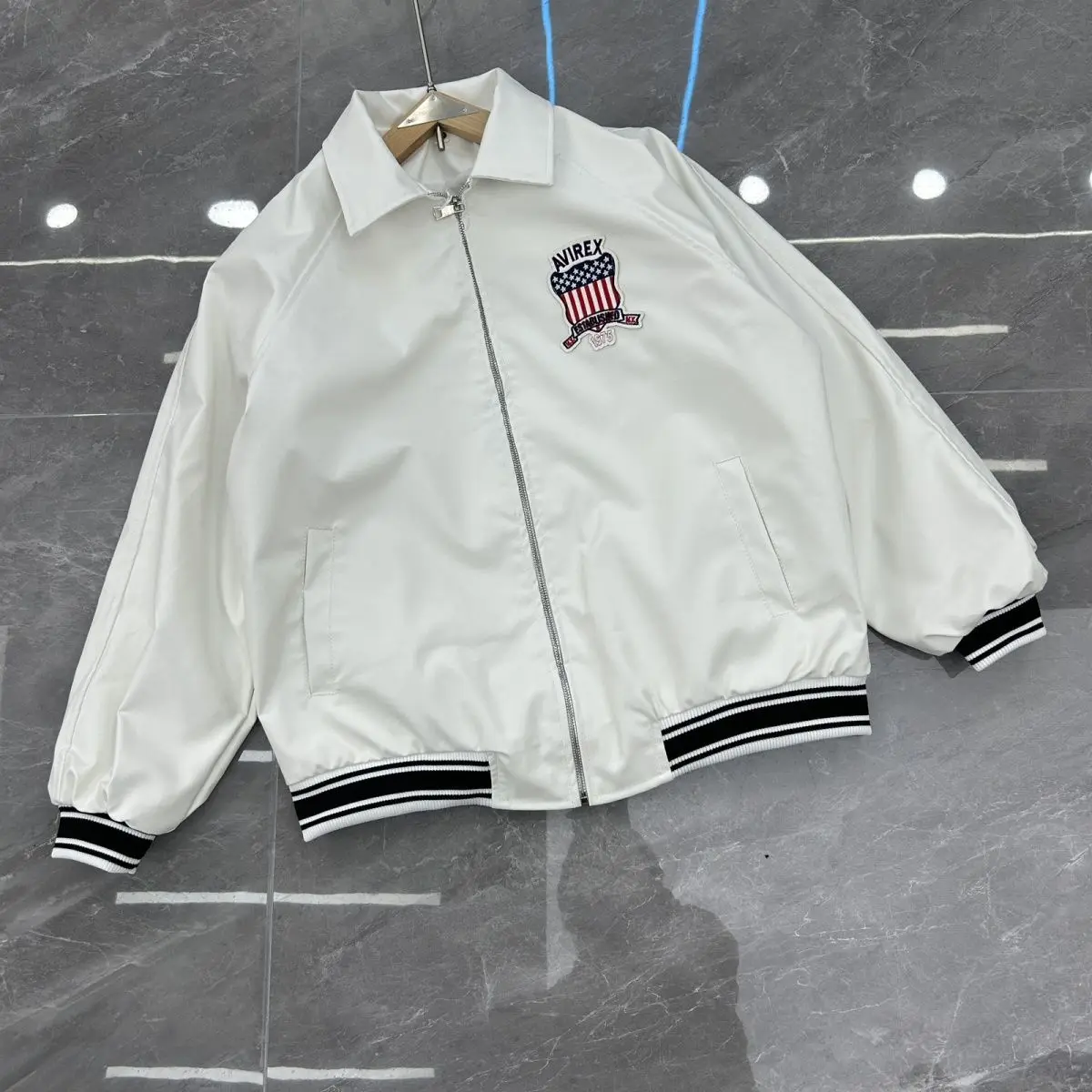 Hip hop american functional style letter embroidered leather jacket loose couple short winter jacket men y2k men clothing view 6