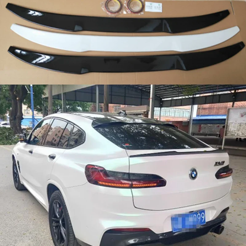 Спойлер задний из карбона в стиле CS для BMW X4 (2018+), X4 G02, Xdrive25i, Xdrive30i, задние крылья X4