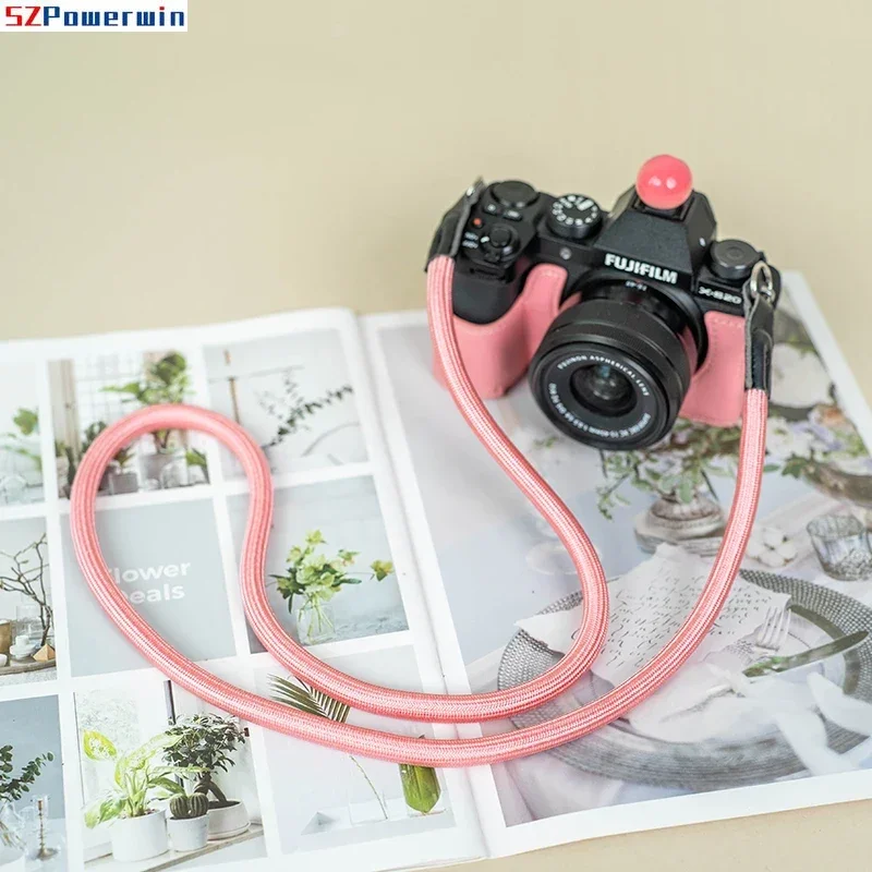Ремешок на плечо Powerwin для камеры Nikon Panonic Canon r50 Sony a7c2 Pentax Fujifilm xt5 Micro, шейный ремень для одной камеры