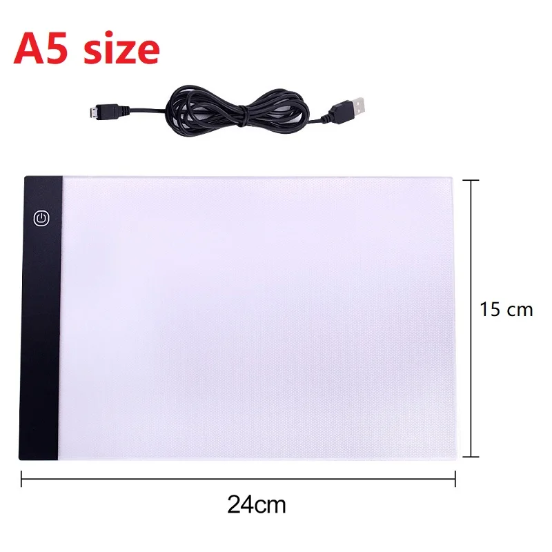 A5 LED Drawing Tablet Digital Graphics Pad USB LED Light Box Copy Board Electronic Art Graphic Painting Writing Table