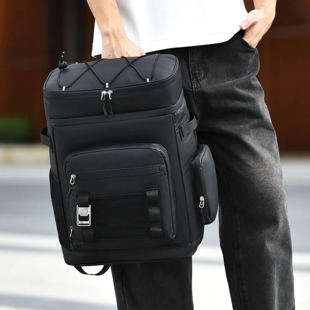 Newest Waterproof Insulated Backpack Large Capacity Heat Insulation Cooler Bag High Grade Leak-Proof Cooler Backpack Outdoor