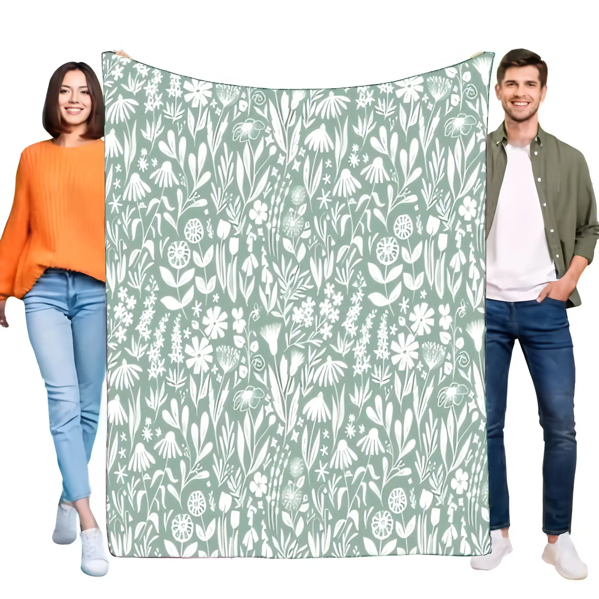 Couverture douce à motif floral, confortable pour lit et canapé, décoration légère pour la maison, parfaite pour les soirées chaudes et les cadeaux d'anniversaire