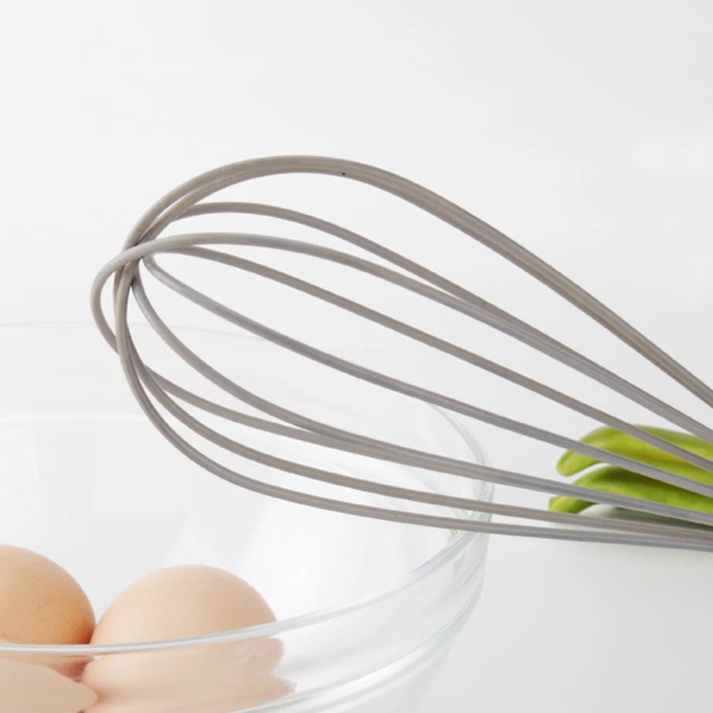 

4Pcs Eggbeater Whisk H Mixer Kitchen Tools Wooden H Comfortable For Sauce Coffee MilkTea Eggs