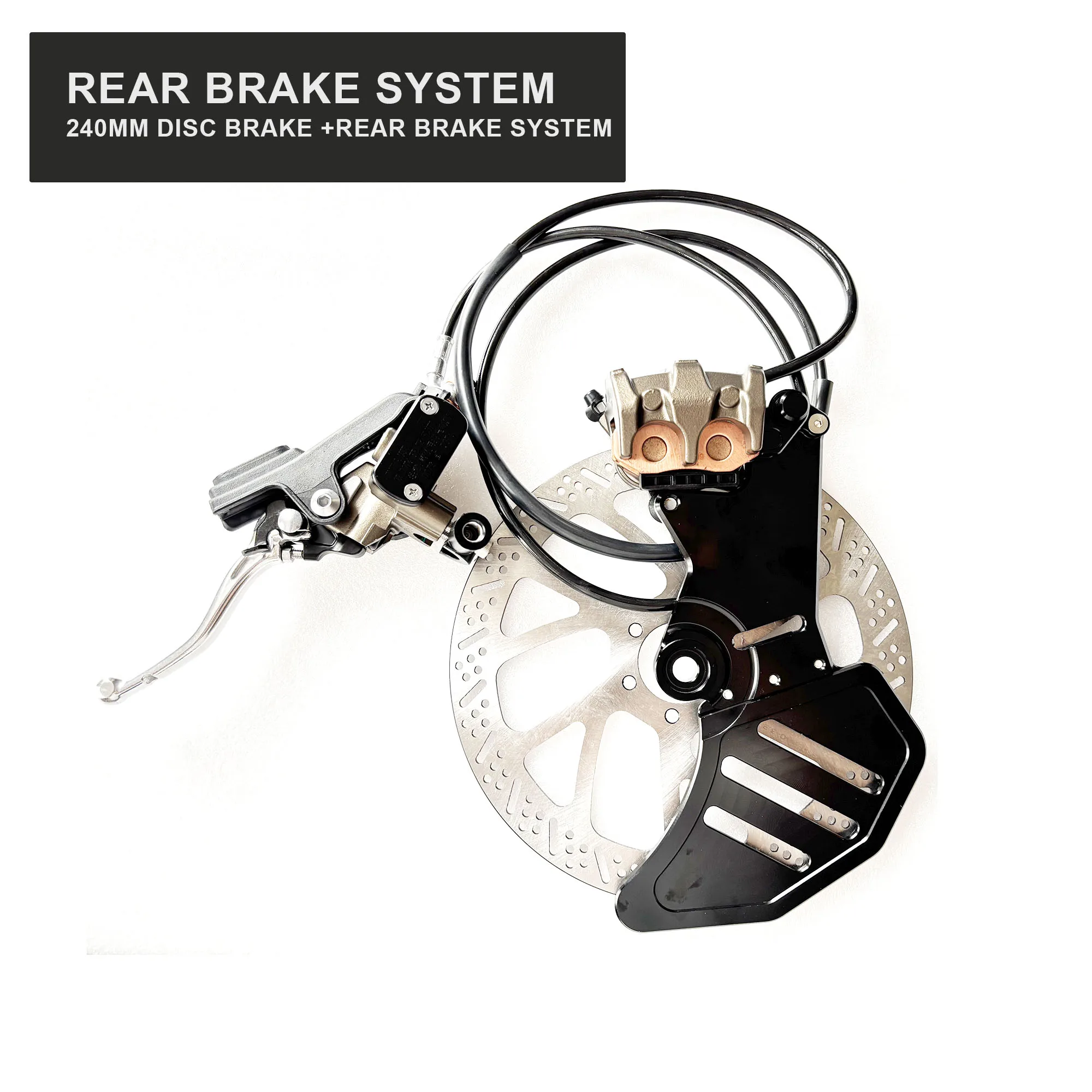 Electric Dirt Bike Super Bike Light Bee S/X Modified Ultra Bee Brake Front And Rear Assemblies 240mm Disc Brake for Off-Road Rac