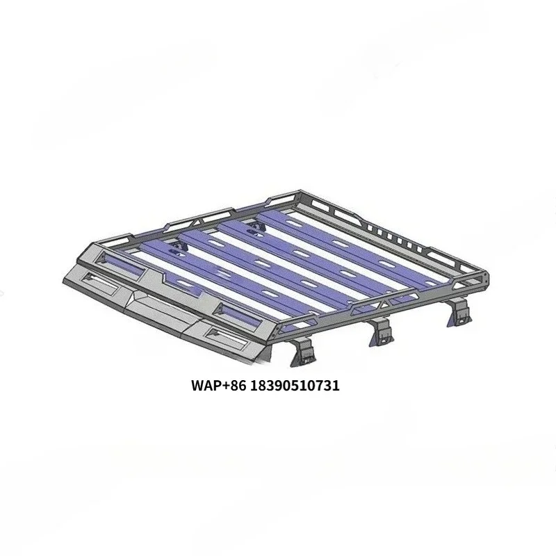 

Luggage Roof Rack Aluminium Jimny Accessories Roof Rack Including 4 White Spotlights for Suzuki Jimny JB64 JB74 JB74W 2018+