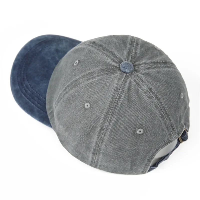 للجنسين قبعات مغسولة خمر اللون المتطابقة قبعة بيسبول الرجال النساء قابل للتعديل الصيف عادية في الهواء الطلق الشارع الشهير الرياضة لينة قبعة الشمس