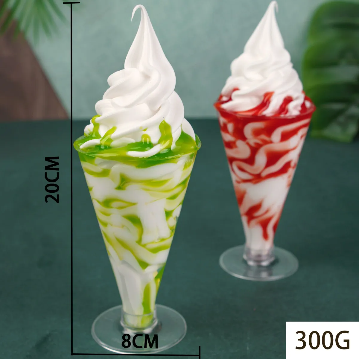 Simulation Ice Cream Mousse Cup Model Fake Cake Decoration Photography Prop Food Simulation Cake Model Tea Table Decoration