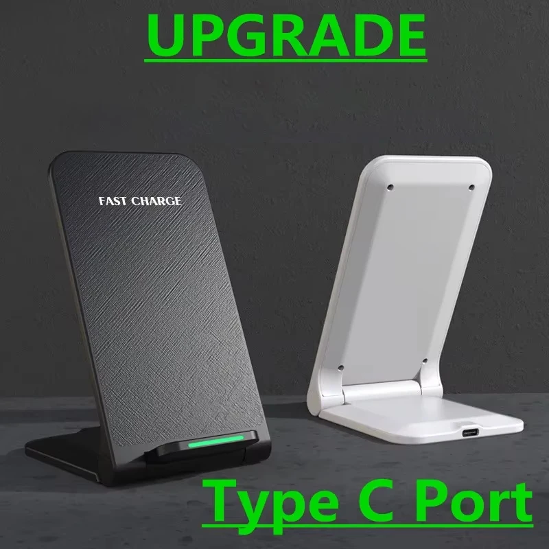 Cargador Inalámbrico para iPhone 17 15 14 13 12 11 Pro Xs Max Mini, Base de Carga Rápida por Inducción para Samsung s8 s9 s10 note
