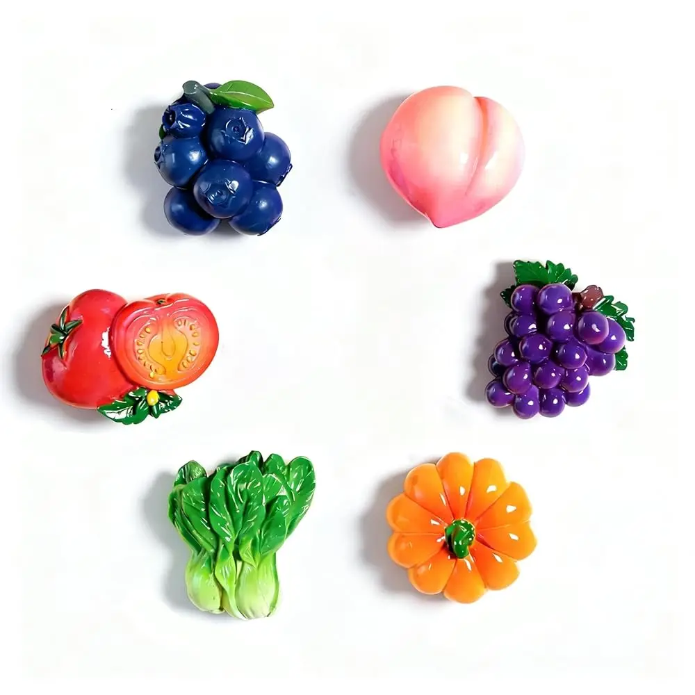 

6 шт. милых забавных магнитов на холодильник - прочные магниты для дома, кухни и офиса - очаровательные магнитные украшения